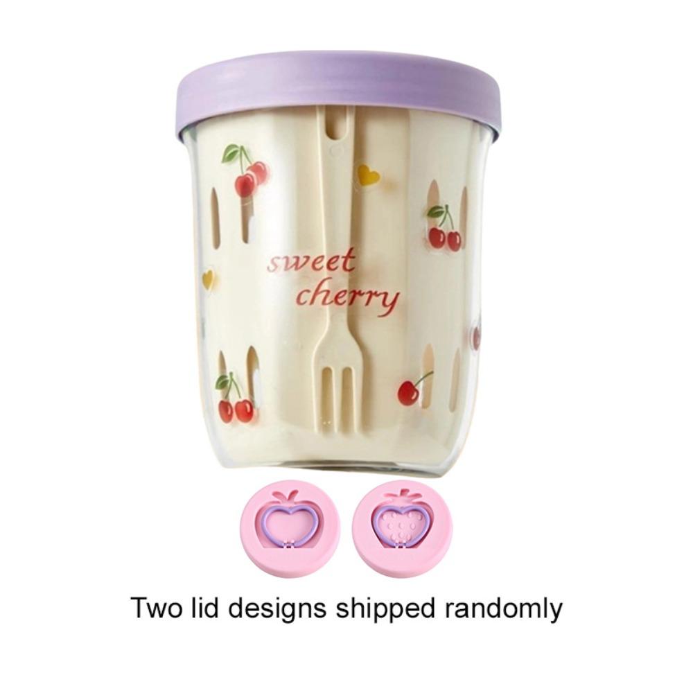 Auslaufsicherer Frühstücksbecher Wiederverwendbar Ablass-Fruchtbecher Multifunktionaler Haferflockenbehälter Büro