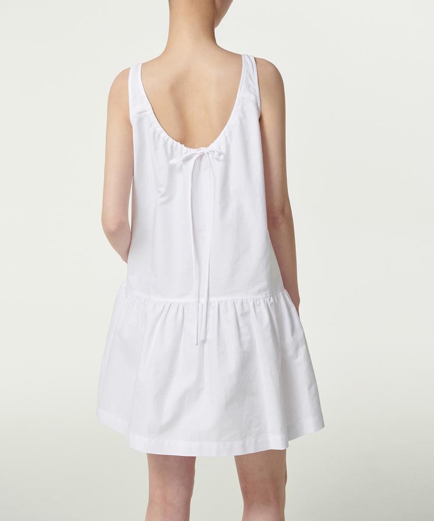 Musinsa Standard Woman Women'S Cotton Tiered Mini Dress [White]