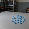 20 PEZZI Clip di Fissaggio Blu per Passaruota Sostituzione per Mitsubishi L 200 MU000977