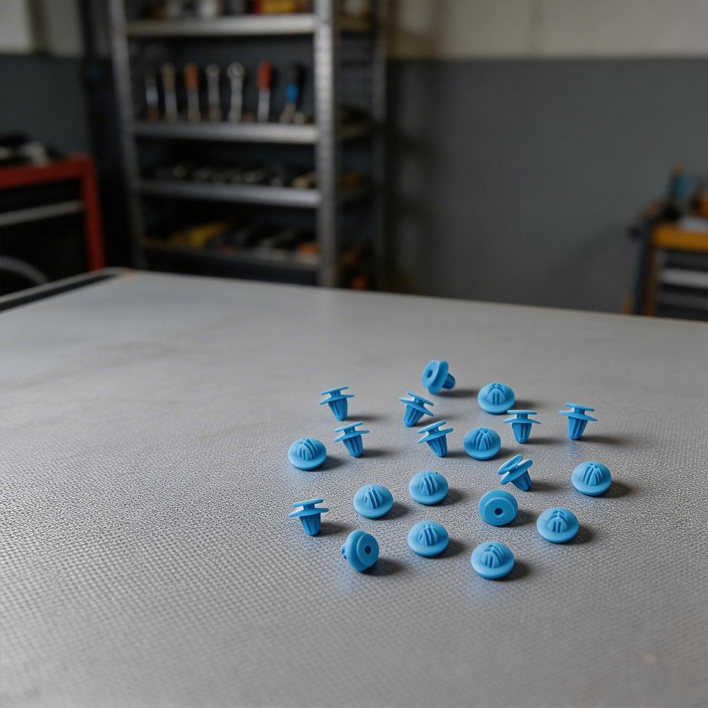 20 PEZZI Clip di Fissaggio Blu per Passaruota Sostituzione per Mitsubishi L 200 MU000977