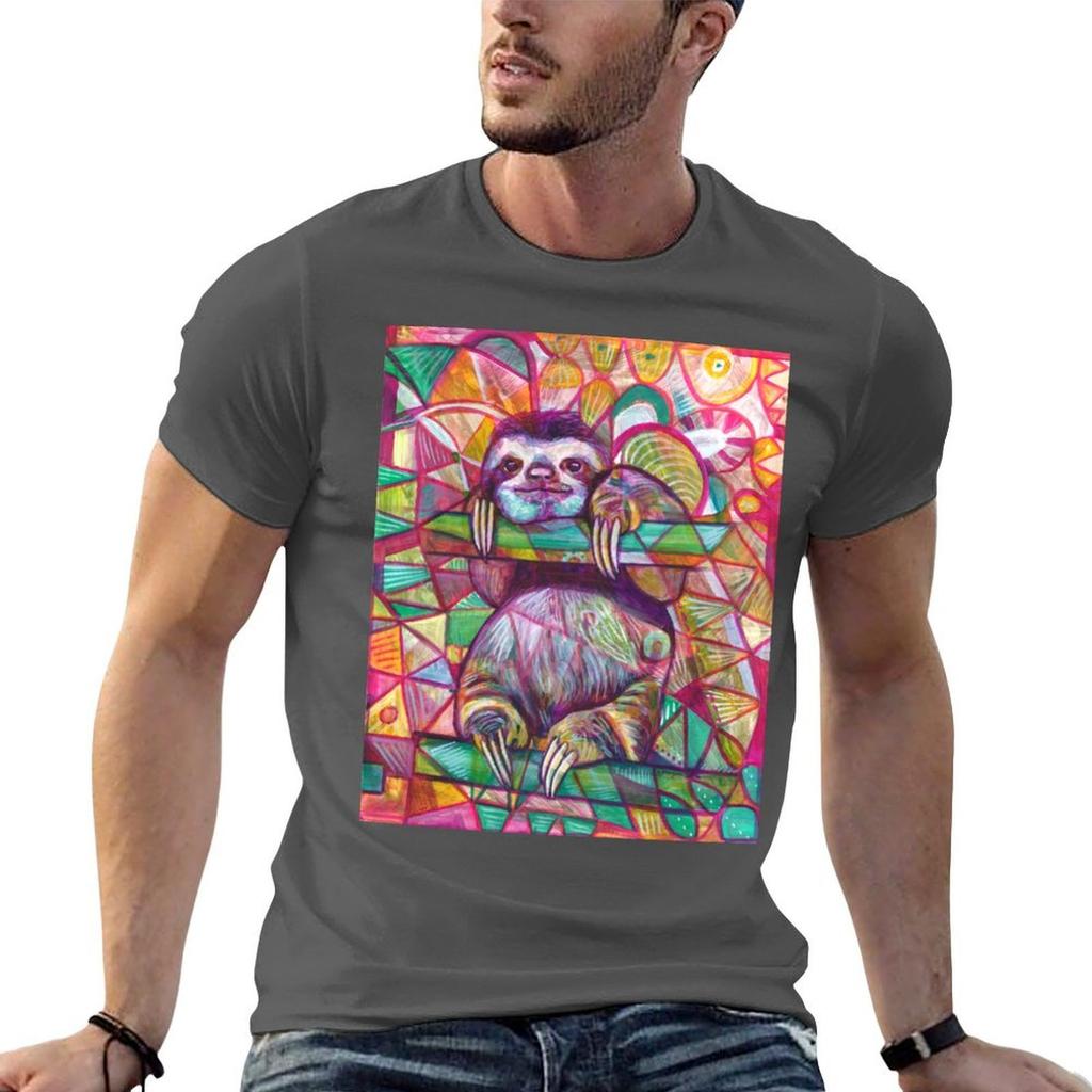 Sloth Love TShirt Essential T Shirt T Shirts for Man Cotton Soft TShirt
