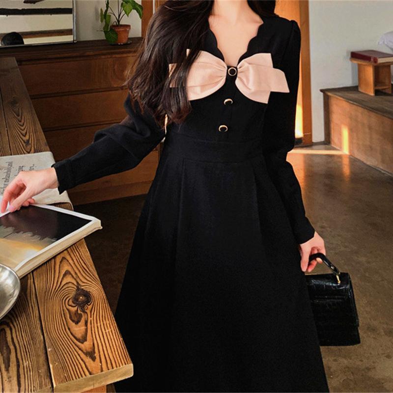 Купить Французское винтажное элегантное платье, женское вечернее ...