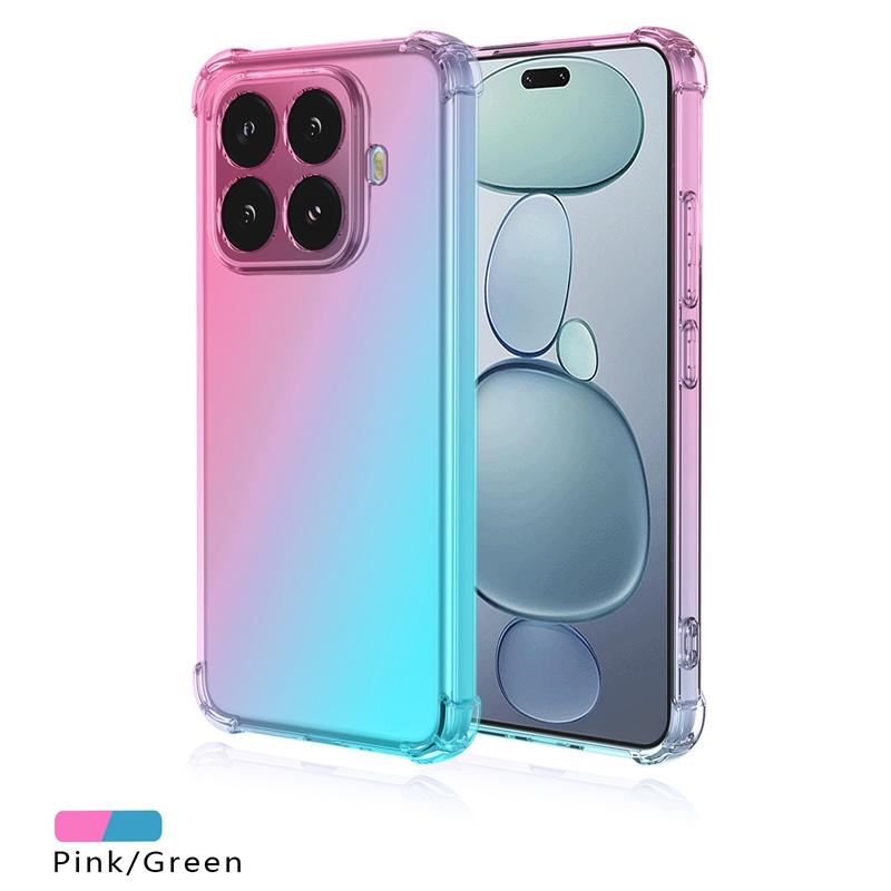 Gradient Airbag TPU Case for Xiaomi 15T Pro Mi 15T 5G Protective Shockproof Cover Fundas Coque Capa