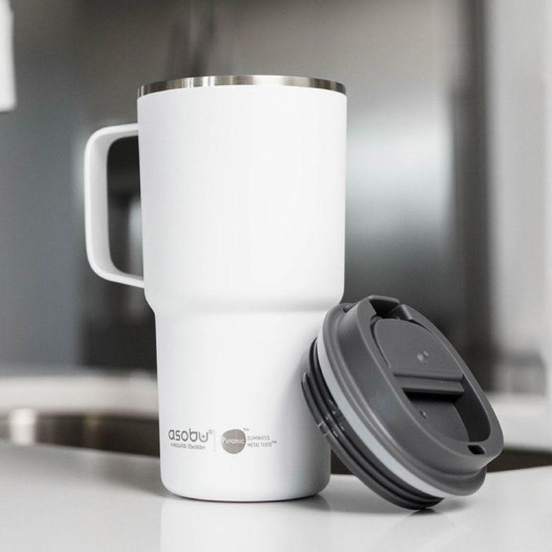 ASOBU Ceramic Stainless Steel Vacuum Insulated Mug Tumbler 650ml Nitro