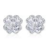 barbie Shining Four-leaf Clover, High-end Temperament, Niche Design and Versatile, 925 Silver Zircon Earrings, Women's Style ZJYES-SY-006
