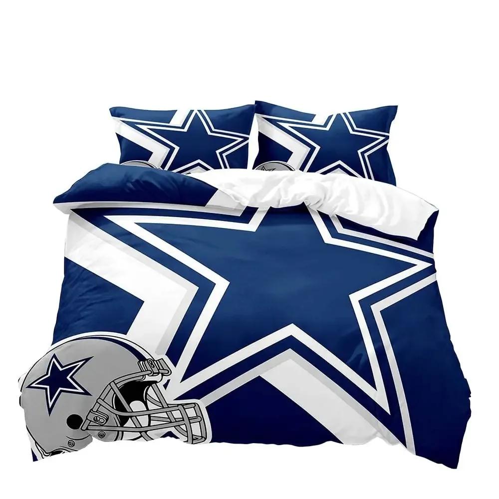 American Football Duvet Cover Set,Sports Bedding Set,Navy Blue Comforter Cover Set,Inspirational Gifts for Men Boyfriend Husband