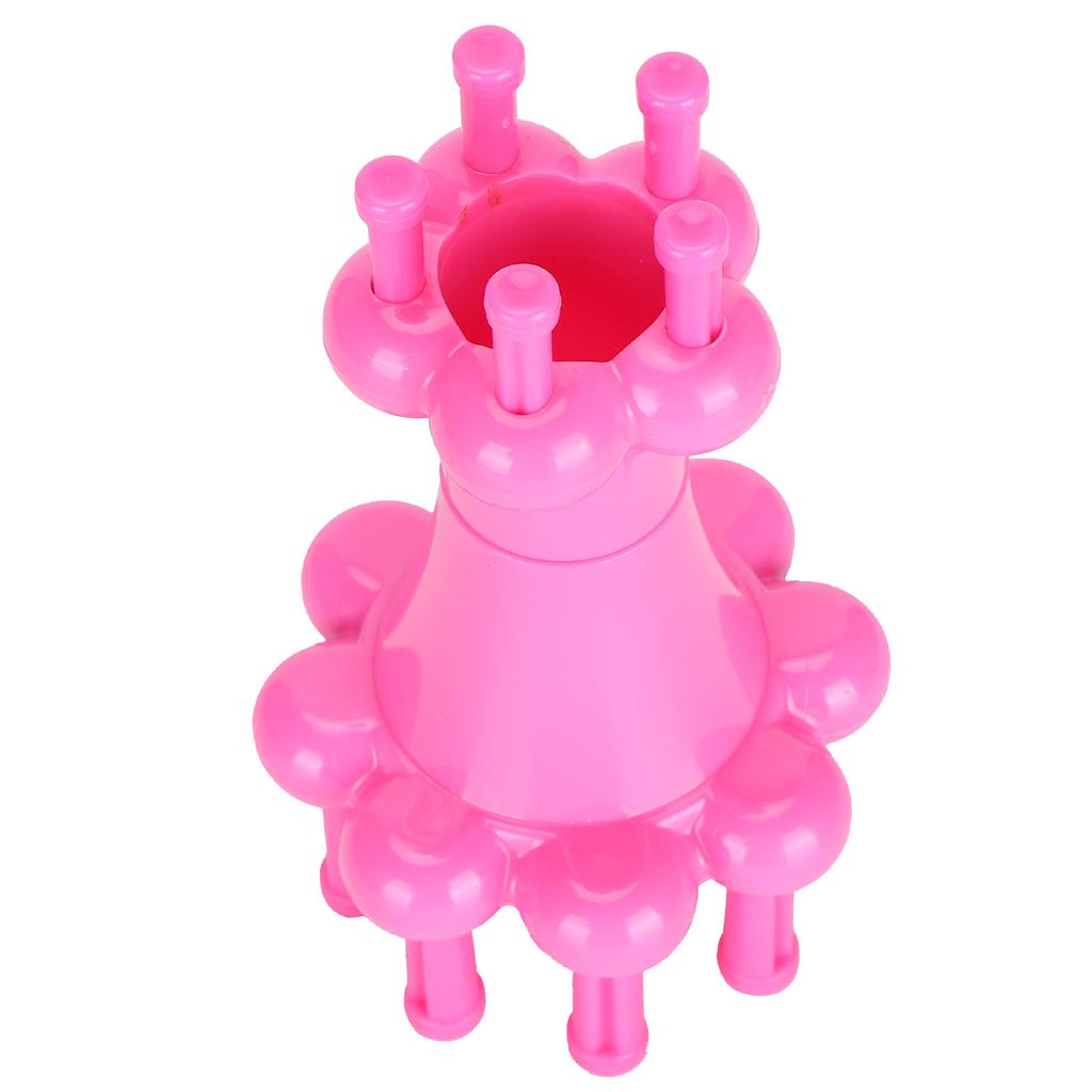 Strickspulen-Webstuhl-Set, 2-End-Garn, Wollstrickgerät, Wickelseilwickler, Hakenwerkzeug