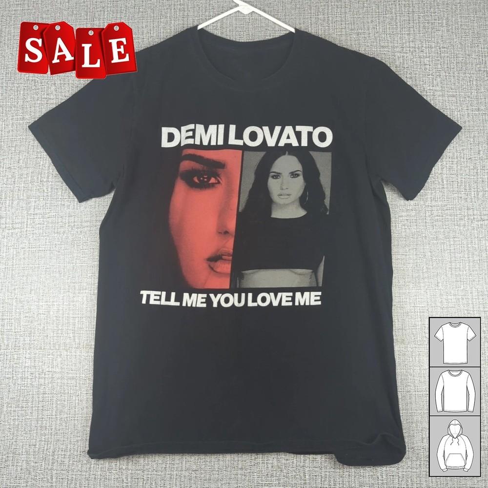New Popular Demi Lovato Tell Me You Love Me Cotton Unisex S-5XL Shirt JM406 Unisex T-Shirt L