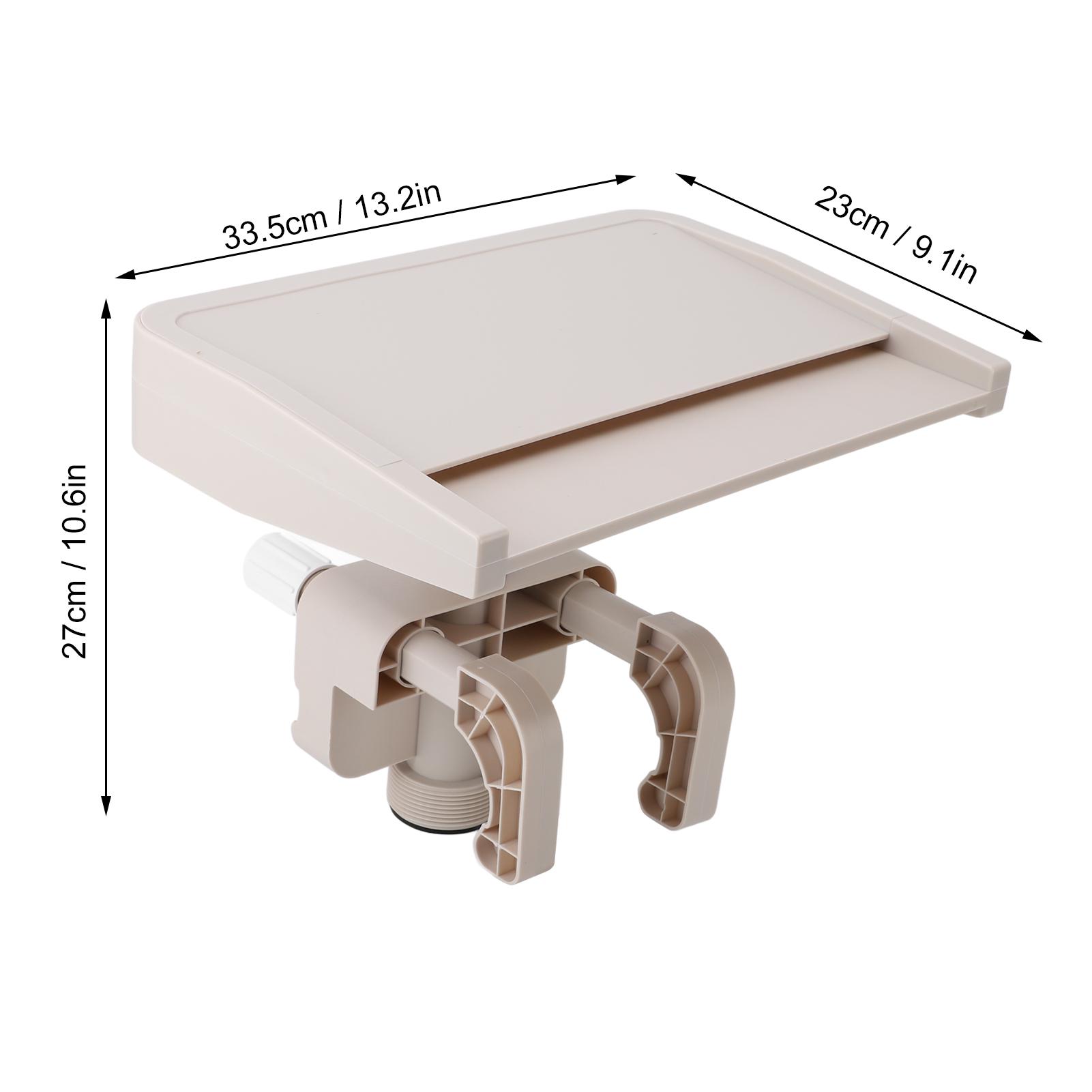 

Расслабляющий каскадный водопад для надземного бассейна, насадка-перелив, съемный ПВХ для бассейна Bestway, водопад бежевый