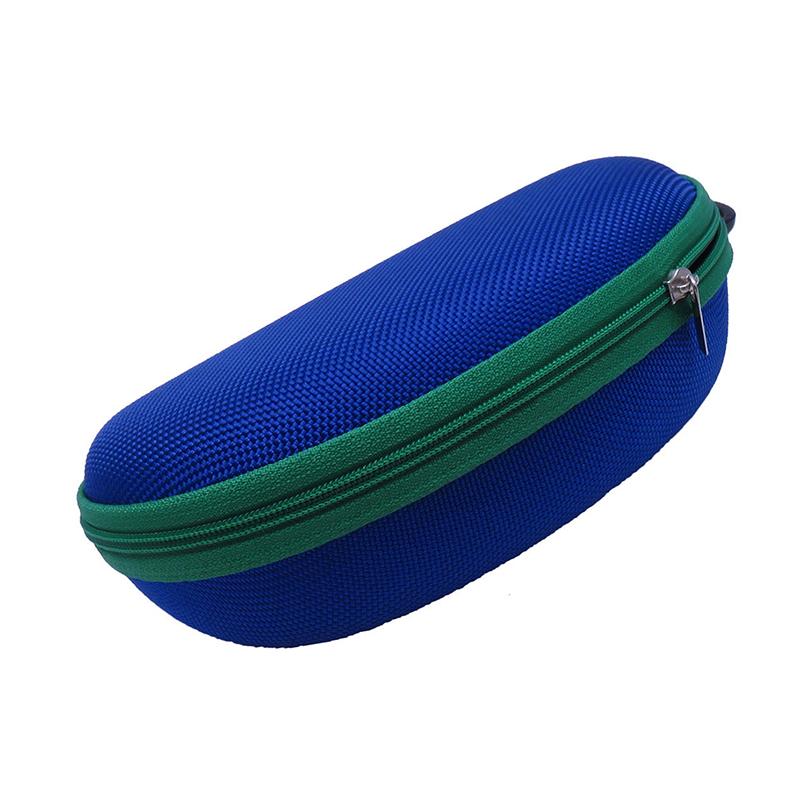 

Портативный чехол для очков Eva с карабином, цветные жесткие чехлы для солнцезащитных очков, защитная коробка для очков на молнии, аксессуары для очков
