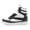 Fashion Brand Womens Breathable High Top Skateboard Shoes Casual Non-slip Sport Shoes Ladies Platform Hidden Increasing Leather Sneakers