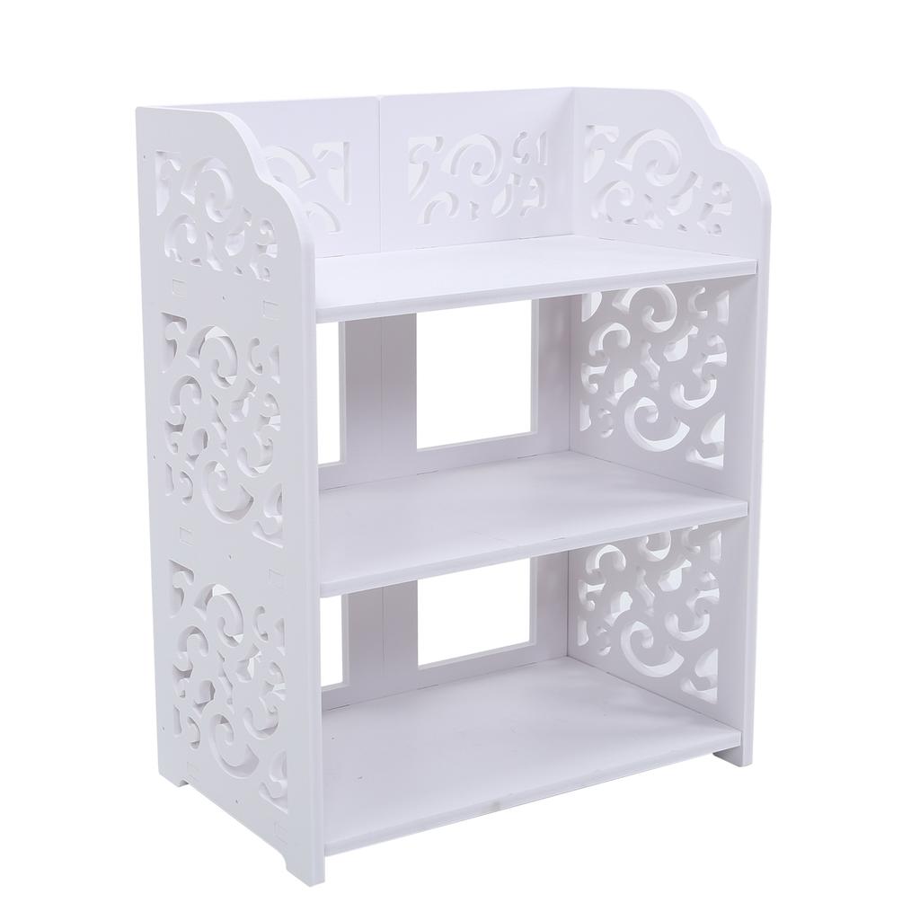 3 Tier Shoe Rack, Wooden White Shoe Rack, 15.7 X 9.1 X 20.1Inch White Shoe Rack for Entryway, Closet and Floor