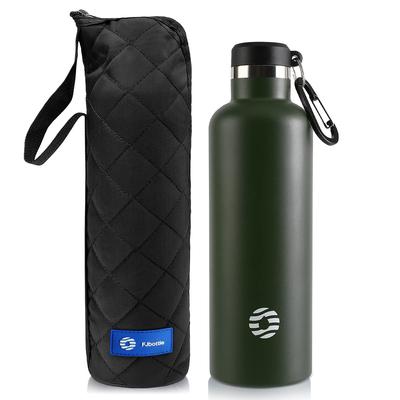 FJbottle Sticlă de apă izolată termic 750ml, A Doua Generație, pentru Băuturi Calde și Reci, Oțel Inoxidabil, Băut direct, Compatibilă cu Băuturi Sportive,