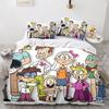 Cartoon Lincoln Duvet Cover Pillowcase Loud House Bedding Set  Adult Boy Girl Bedroom Decoration Children Single Double Size