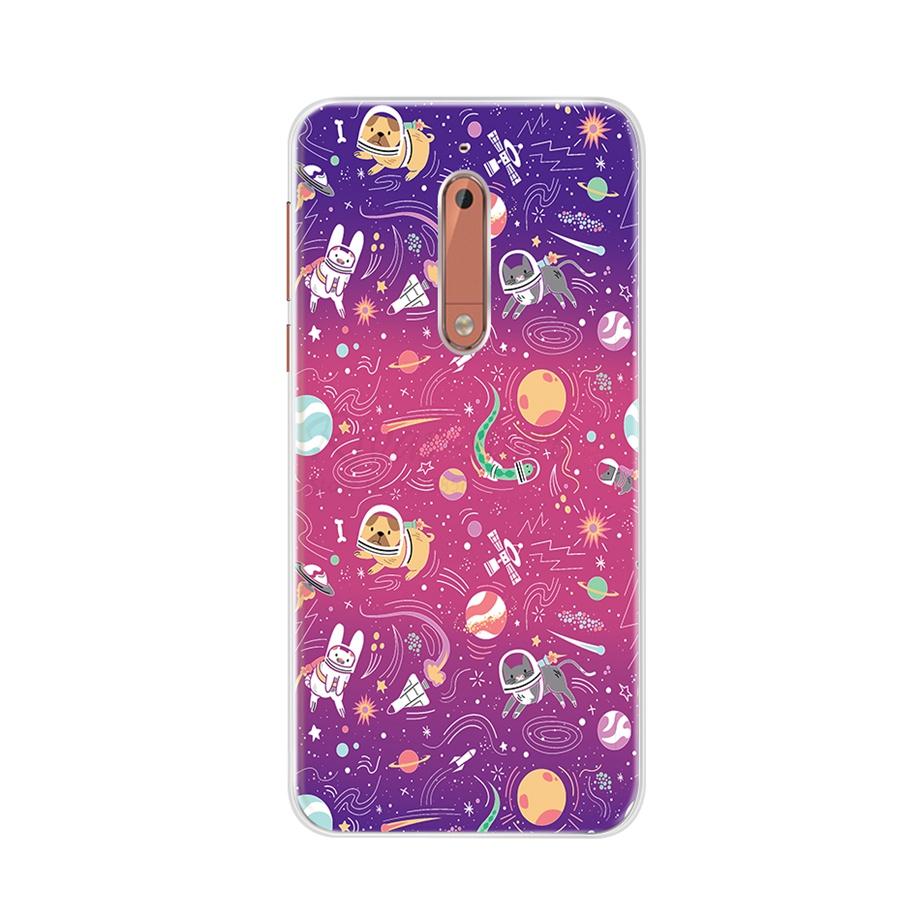 For Nokia 5 Case 5.2" Soft TPU Silicone Back Phone Cover Case For Nokia 5 Nokia5 2017 Cases TA-1024 TA-1053 TA-1044 Bumper Funda