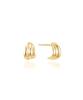 Lloyd Shell Volume Hoop Gold Pin Earrings Lphp3005H