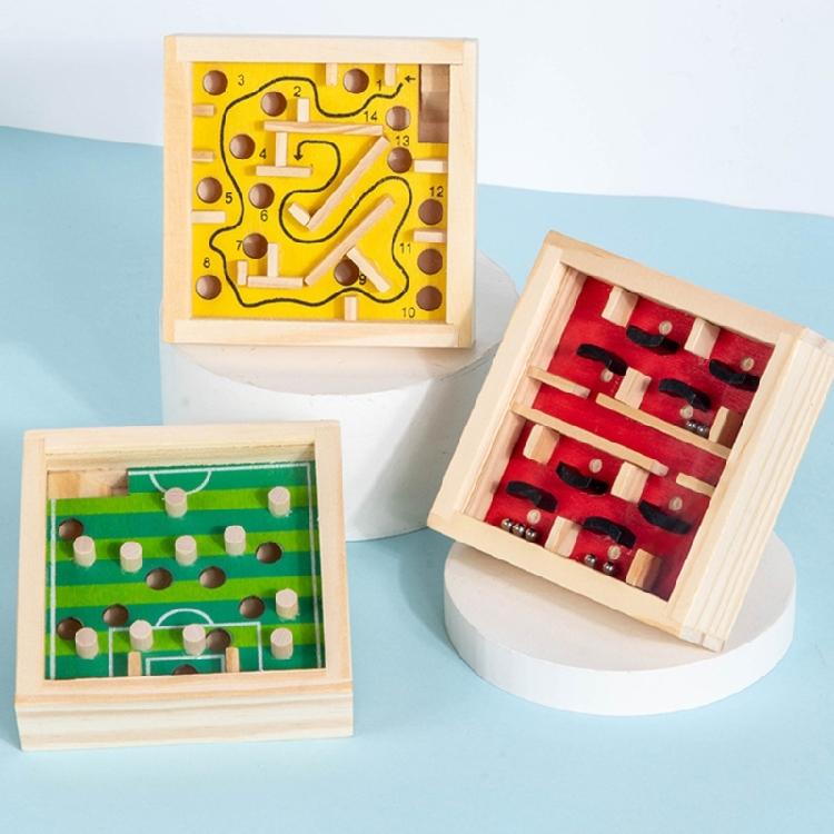 Wooden Hand Skill Training Bead Maze Puzzle Toy For Boy Girls Improves Logical Thinking And Patience Learning Gift