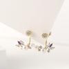 Pearl Violet Two-Way Earrings (20E118) [3Color]