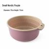 Extra Large Double-Layer Drain Basket for Kitchen & Vegetables