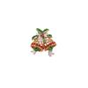 Korean Style Enamel Rhinestone Brooches Clothes Accessories Snowman Brooch Christmas Brooch  Daily