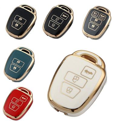 New 2/3/4 Butoons Car Key Case for Toyota/Corolla/Camry 2014 2015 Car Accessories Soft TPU Key Cover Shell Key Protector