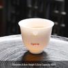 ZISIZ Mutton Fat Jade White Porcelain Teacup