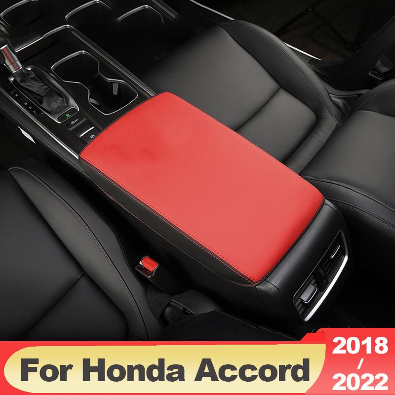 For Honda Accord X 10th 2018  2022 Central Armrest Case Holster Handrail Cover Armrest Pad Decoration Modified Car Accessori