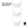 Umbra BASK SHOWER Hanging Shower No Drilling Bathroom 2022360670 CADDY, 3-Tier Rack, Required, Storage, Drainer, Clean, White/Nickel,