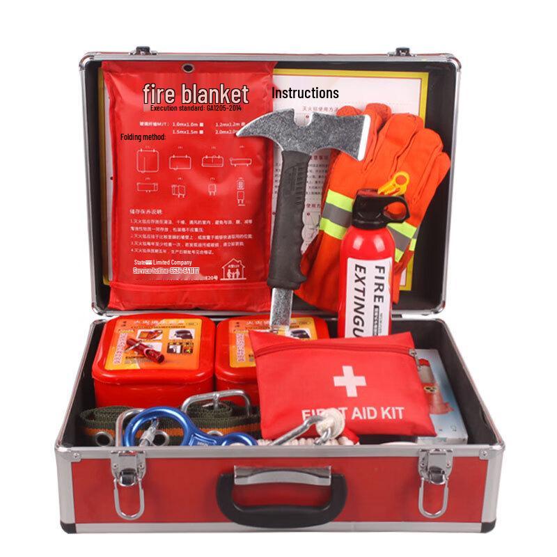OLOMM Fire Emergency 14-Piece Rescue Kit 1
