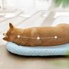 1 STÜCK Sommer Hundebett Katze Kissen Welpe Schlafnest für Kleine Mittelgroße Große Hund Katze Eis Seide Kühlmatte Haustier Zwinger Kühlbett
