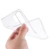 For Samsung Galaxy S24 Ultra Flexible TPU Clear Phone Case Anti-Scratch Cover (Big Rear Lens Hole)