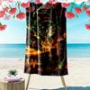 Amedspor Print Beach Towel Large Soft Quick Dry Towel For Beach Camping Swimming