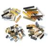 50pcs Cove Clasps Cord End Caps String Ribbon Leather Clip DIY Jewelry Making Supplies for Necklace Bracelet Connector Findings