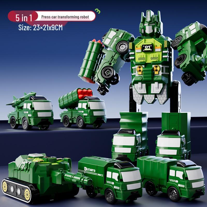 

Трансформирующийся инженерный автомобиль-робот игрушка для мальчиков