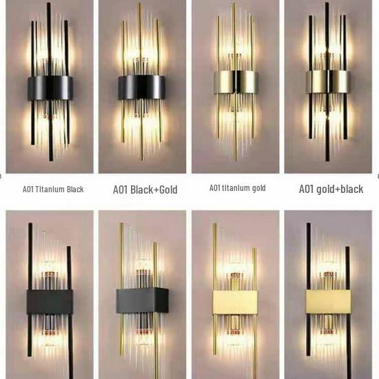 Elegant Luxury Glass Wall Lamp for Living Room, Bedroom, Hotel, or Bedside - Designer Style with Personality