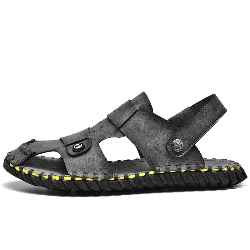 Baotou Slippers Men's New Summer Outdoor Beach Sandals Men's Trend Men's Shoes Sewing Men's