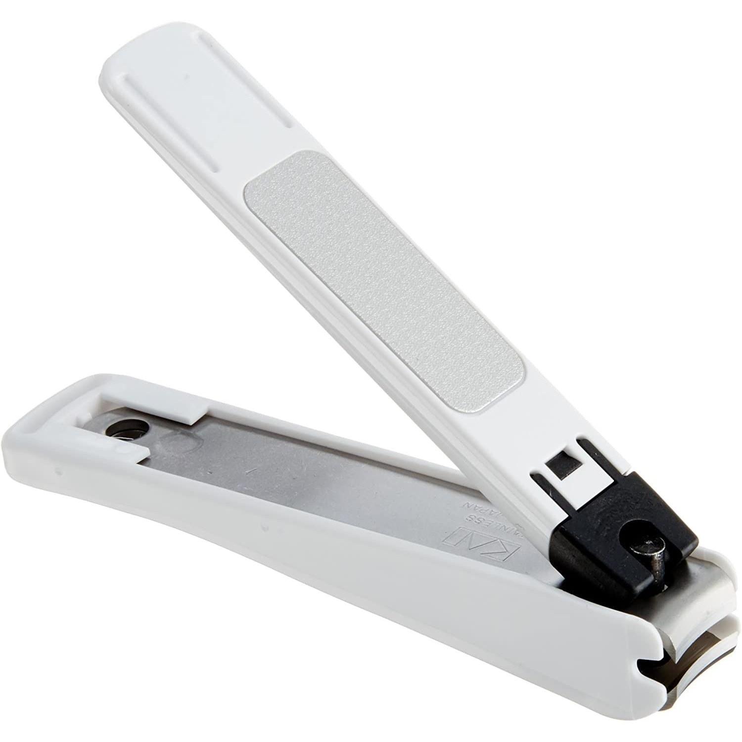 KAI Nail Clipper Type001 M White Curved Blade Made Japan KE0122