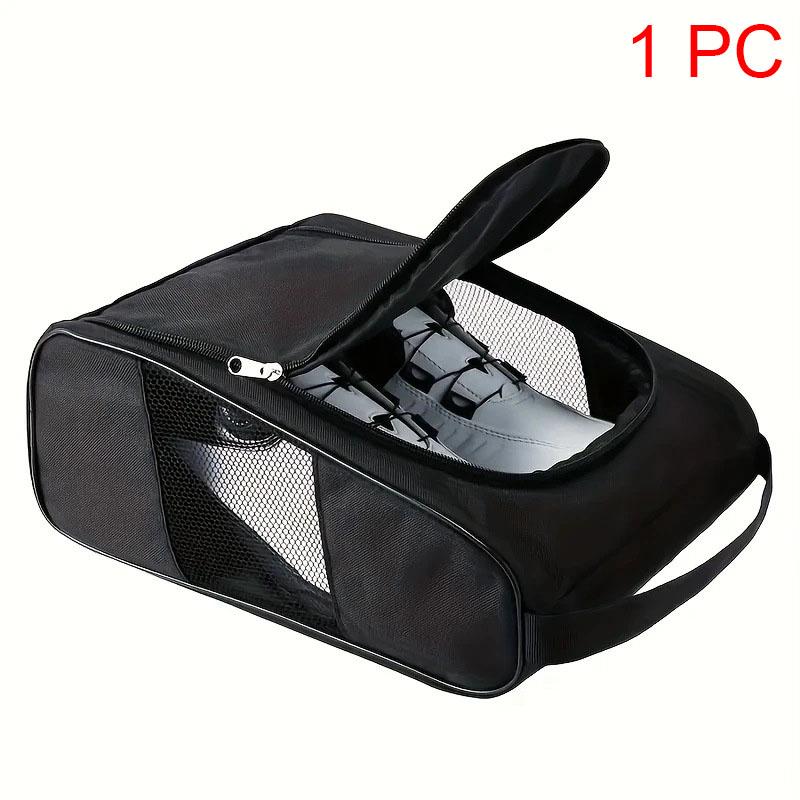

Портативная сумка для обуви для гольфа, сумки-переноски для обуви из ткани Оксфорд, дышащая, легкая, сумка для гольфа, пылезащитная сумка для футбольной и теннисной обуви 1 PC