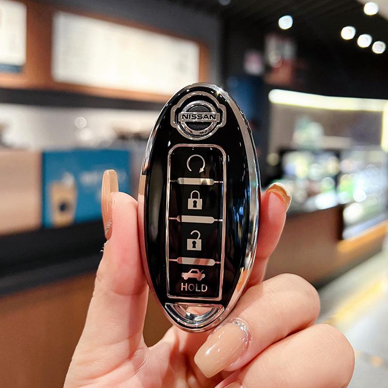 TPU Key Cover for Nissan: Qashqai, Teana, Sylphy, Murano, Dongfeng, Tiida, Sunny.