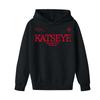 Kinder Langarm Lockerer Pullover Buchstabenaufdruck Kordelzug Kapuzen-Sweatshirt