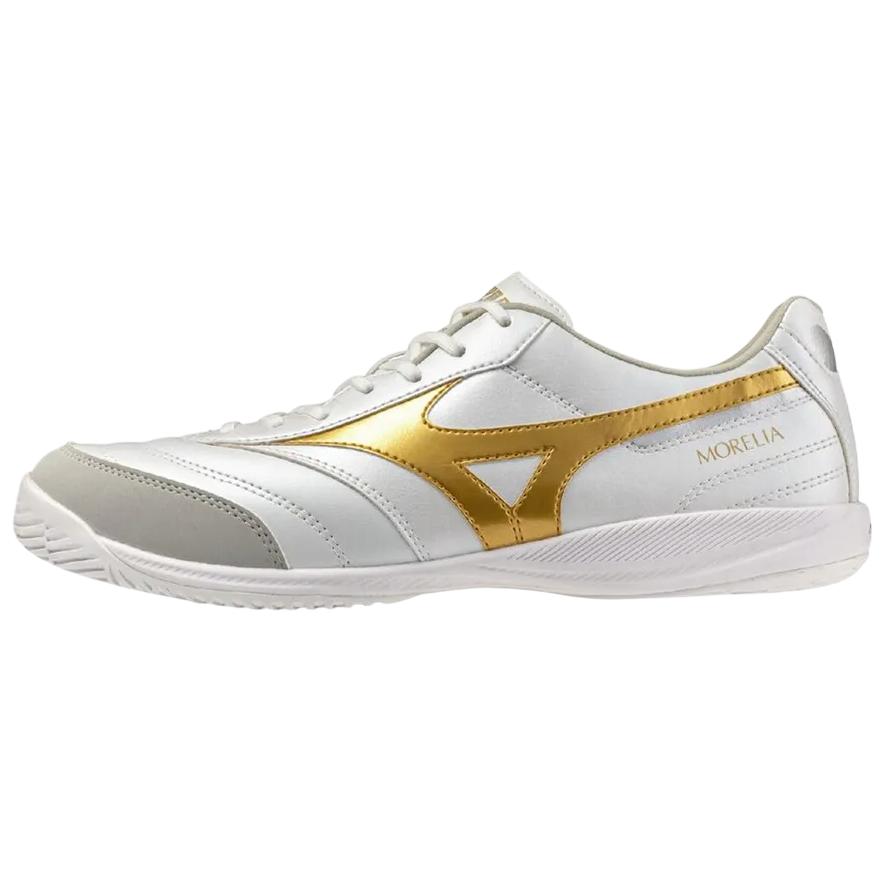 Mizuno Morelia Sala Pro Удобные Футбольные Бутсы Унисекс Футбольные Бутсы Белый Платиновый Q1GA261350 39