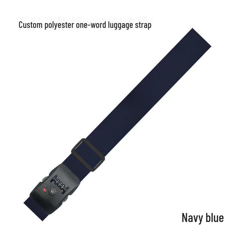 Secure Polypropylene TSA Lock Luggage Strap with Buckle for Cross-Border Travel