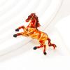 Drip Galloping Horse Brooch, Clothing Animal Brooch, Year of the Horse Zodiac Jewelry Enamel Pony Brooch