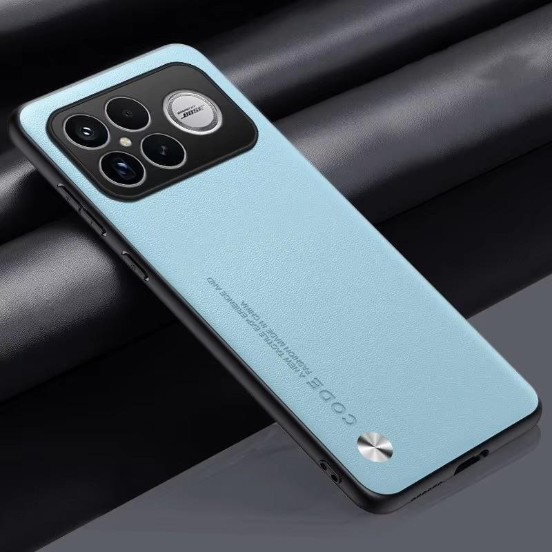 Premium Business Leather Phone Case for Xiaomi POCO F8 Pro F8 Ultra Camera Protect Shockproof Cover Funda
