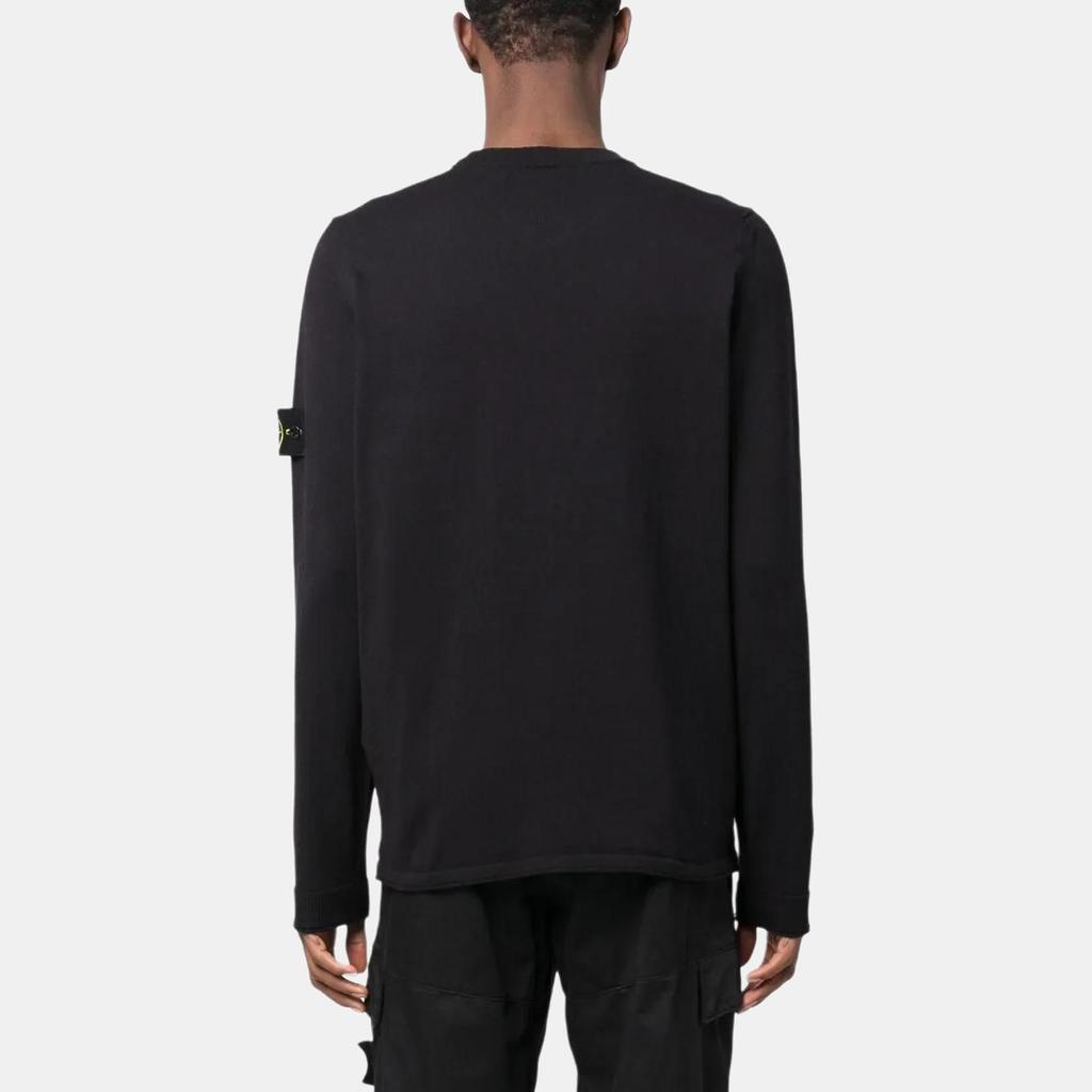 STONE ISLAND Logo Crew Neck Long Sleeve Sweatshirt Men Sweatshirt Navy-Blue K1S1551000-62S00B9-V0020