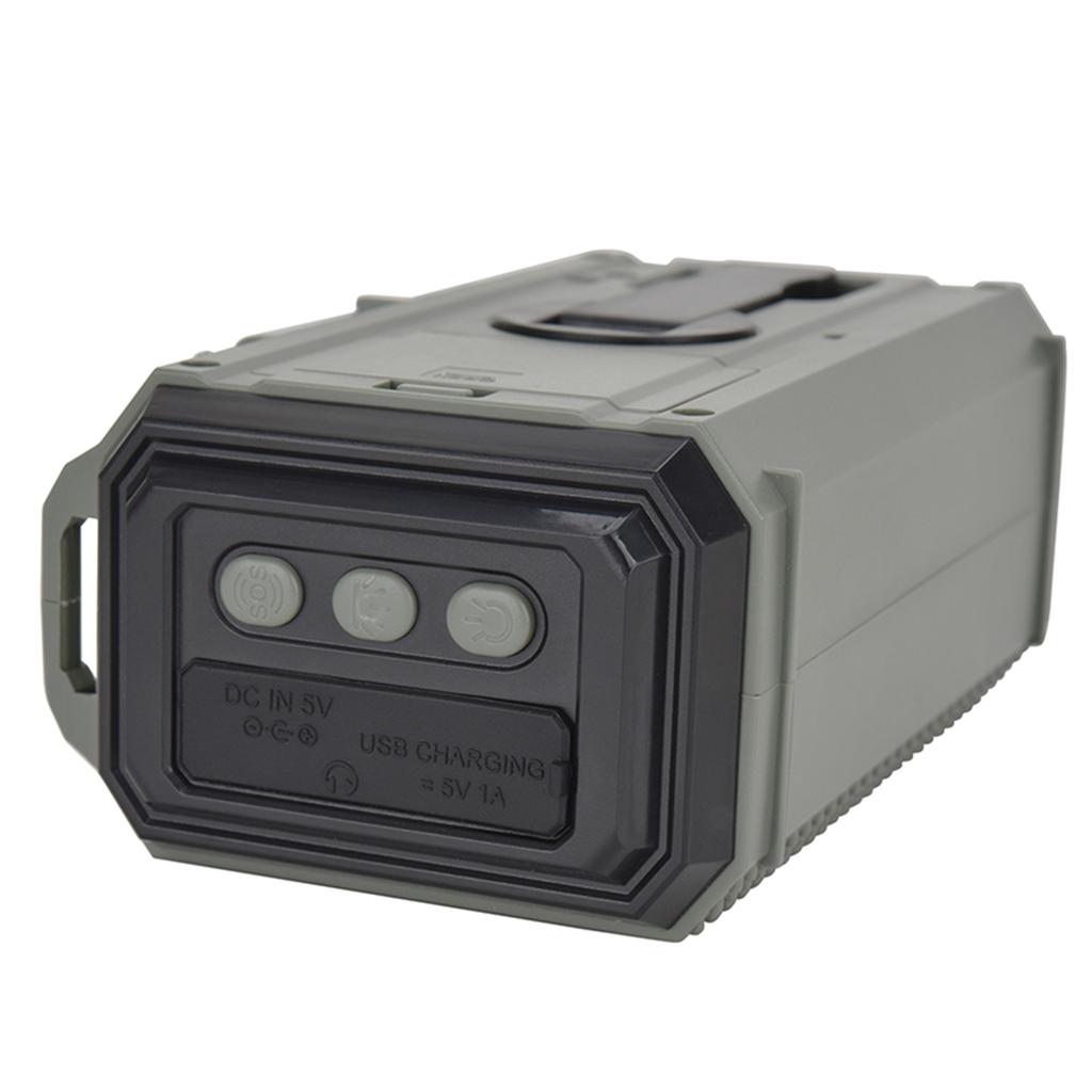 HanRongDa HRD 905 All band Radio AM FM SW WB Radio Outdoor Emergency Radio with SOS Alarm Flashlight Reading Light