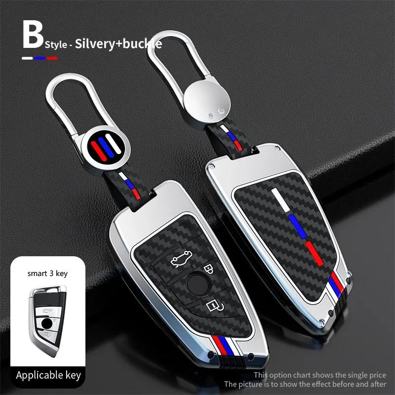 Car Key Case Cover Fob Keyring for BMW F30 F11 X3 F25 Serie 1 E39 X4 G20 X5 G05 F40 X6 F44 216 X1 G30 320i F01 F02  Car Styling