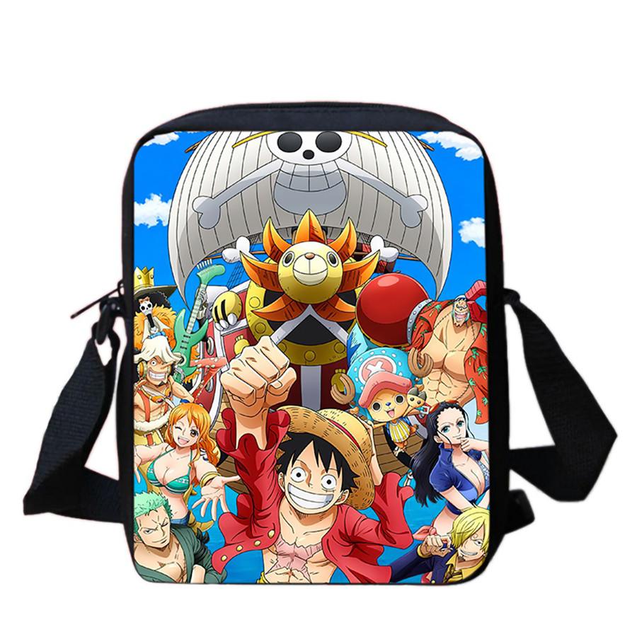 One Piece Crossbody Bag, Lightweight Adjustable Casual Shoulder Bag for Boys and Girls Age 6-10, Unisex Kids School Sling Bag