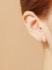 Minimalpiercing 14K Candy Square Piercing Earrings