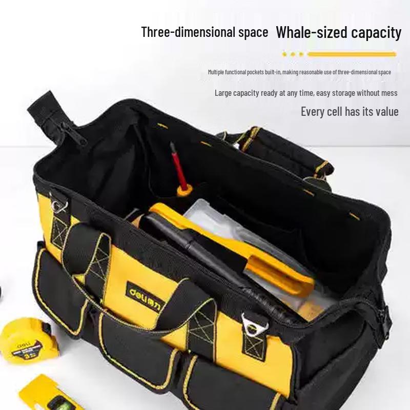 Deli Portable Double Layer Tool Bag
